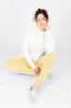 Curve Everyday High Waisted Leggings - Pastel Yellow sold by LOVALL