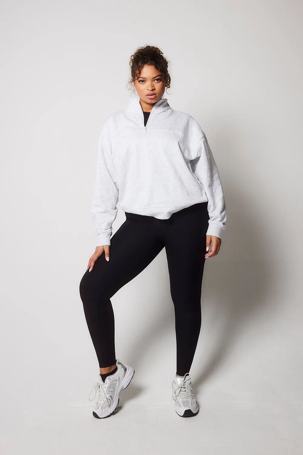 Curve Ribbed Leggings - Black sold by LOVALL