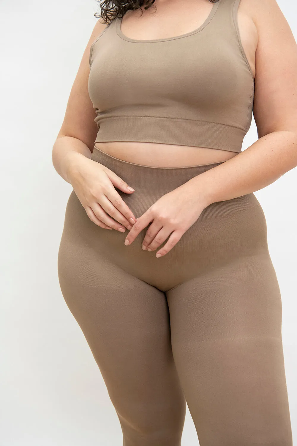 Curve Ultimate Seamless Bralette - Oatmeal Beige sold by LOVALL product image thumbnail 4