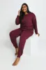 Curve Luxe Lounge Jogger - Dark Cherry sold by LOVALL