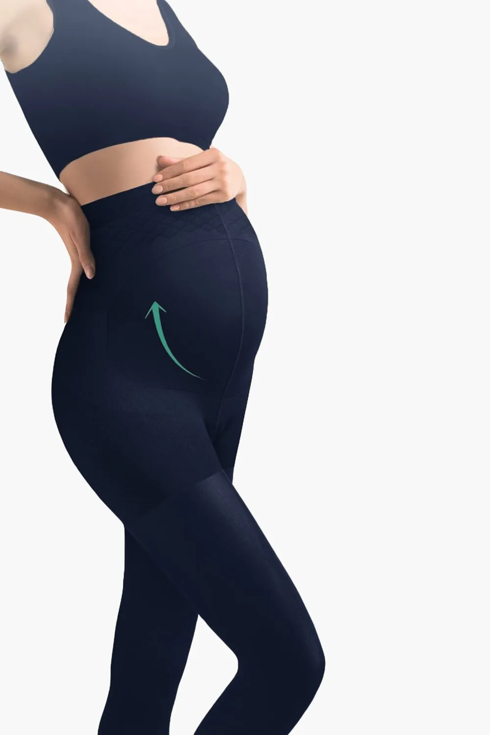 Maternity Tights 100 Denier - Navy sold by LOVALL