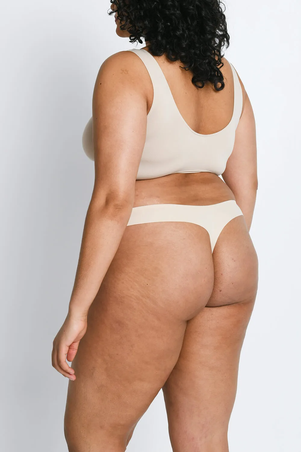 Curve Seamless Thongs 3 Pack - Beige sold by LOVALL product image thumbnail 5