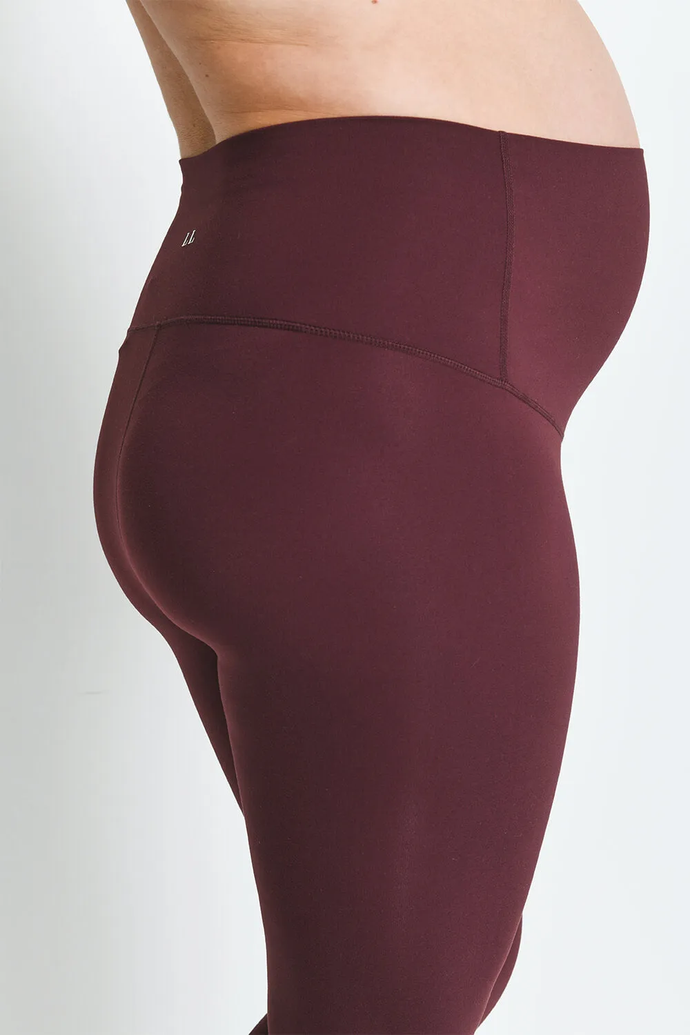 Maternity Revitalise 7/8 Leggings - Winter Berry sold by LOVALL product image thumbnail 4