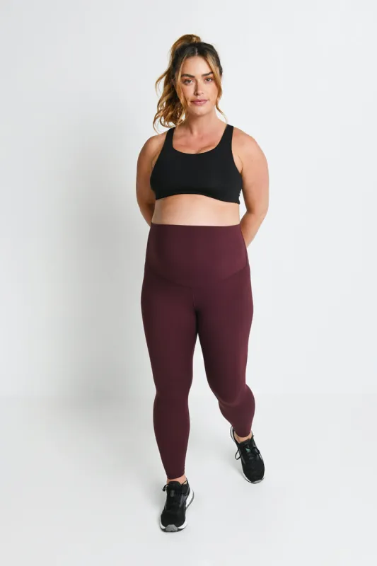 Maternity Revitalise 7/8 Leggings - Winter Berry sold by LOVALL