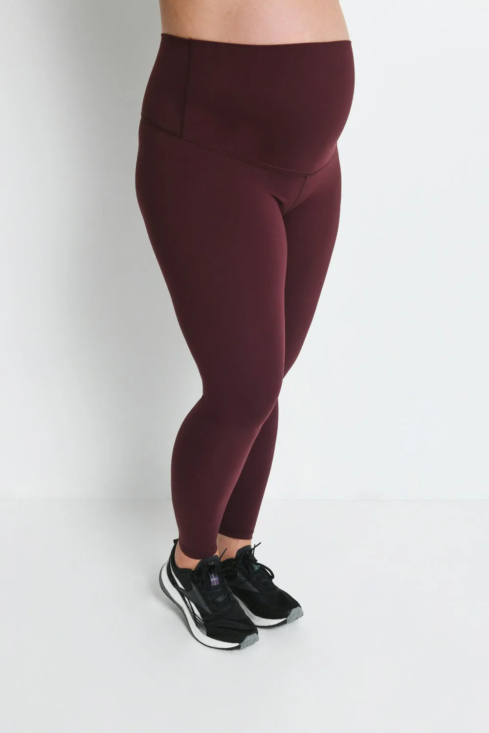 Maternity Revitalise 7/8 Leggings - Winter Berry sold by LOVALL product image thumbnail 2