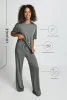 Soft Touch Wide Leg Lounge Set - Green sold by LOVALL