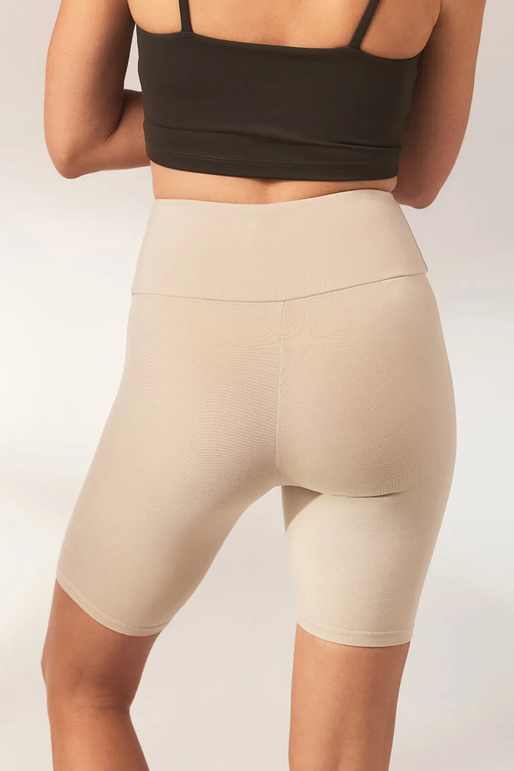 Curve Lightweight Everyday Cycling Shorts - Natural Beige sold by LOVALL product image thumbnail 5