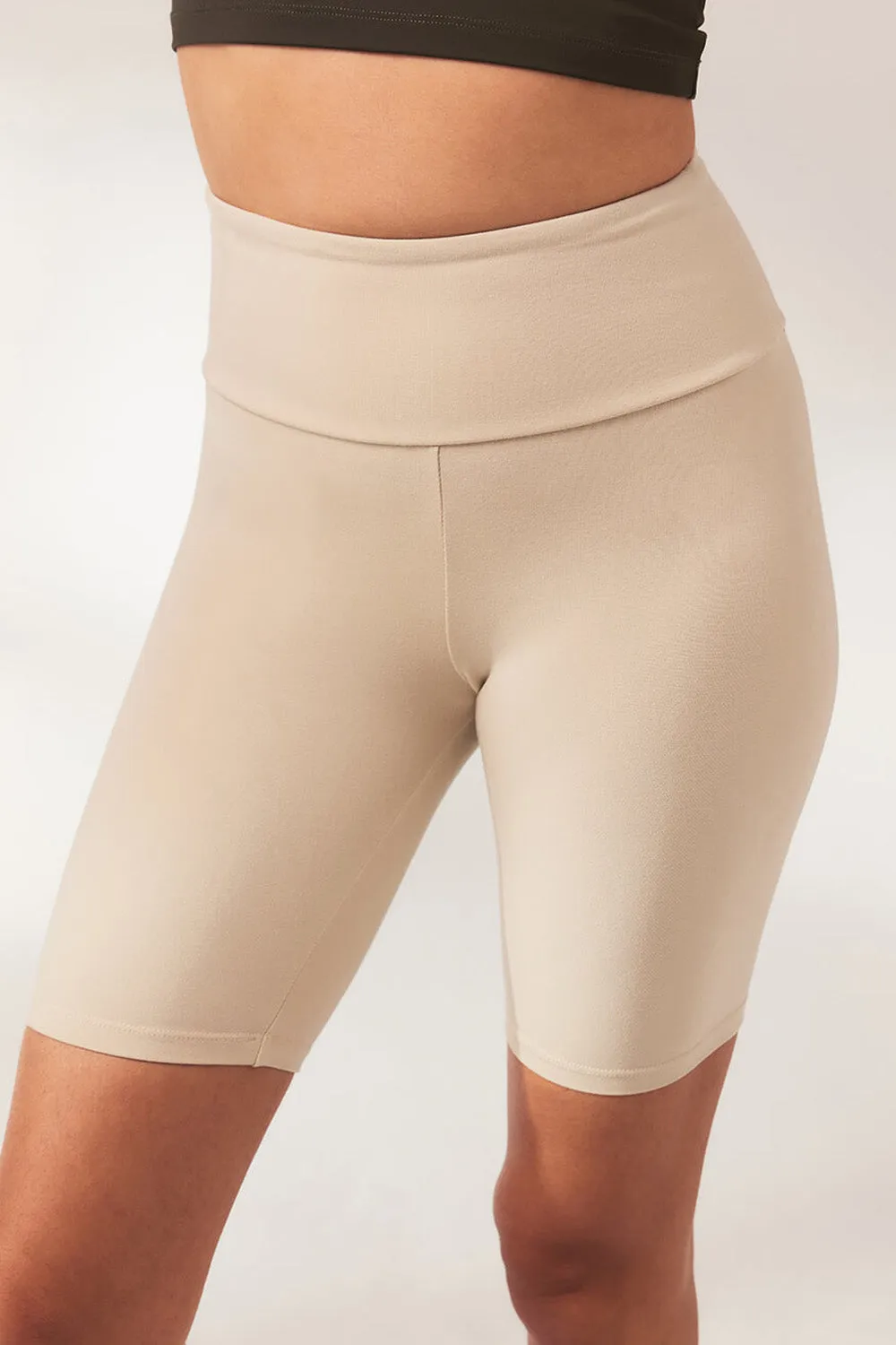 Curve Lightweight Everyday Cycling Shorts - Natural Beige sold by LOVALL product image thumbnail 3