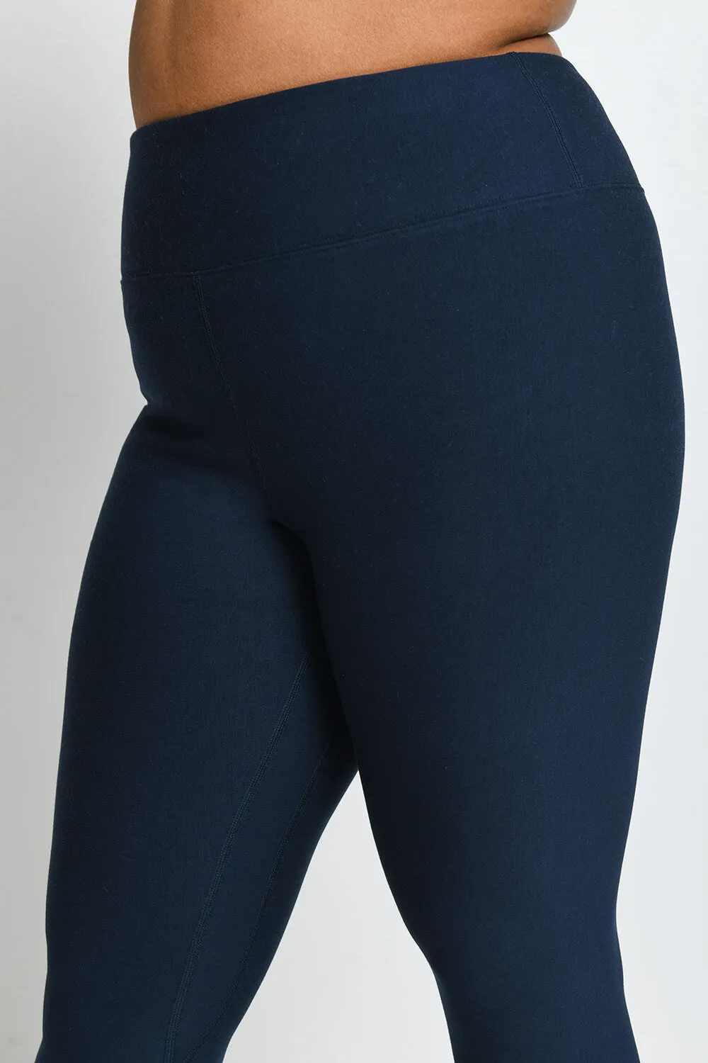 Curve Winter Everyday High Waisted Leggings - Navy sold by LOVALL product image thumbnail 5