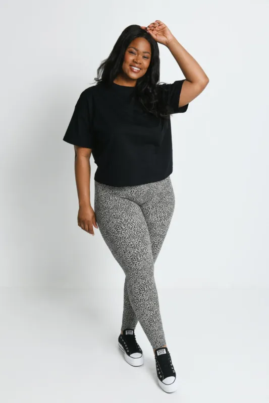 Curve Everyday High Waisted Leggings - Leopard Print sold by LOVALL