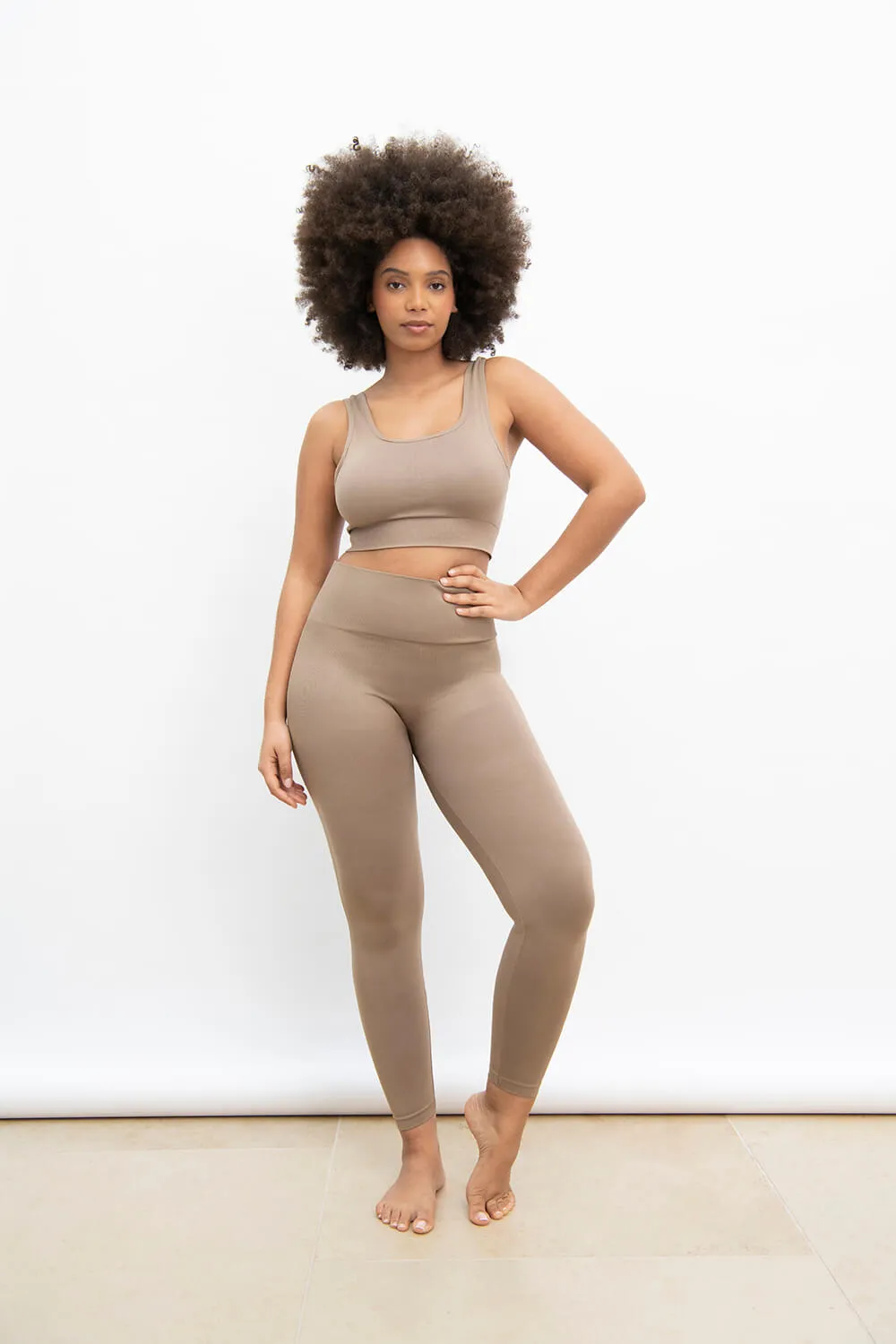 Ultimate Seamless Bralette - Oatmeal Beige sold by LOVALL product image thumbnail 3