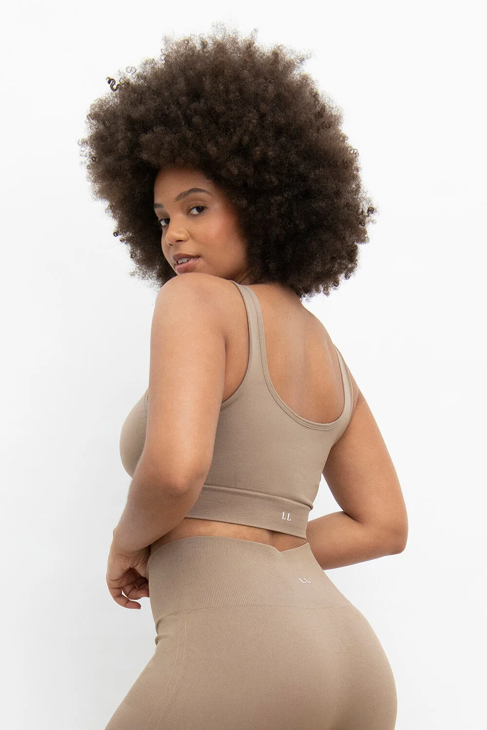 Ultimate Seamless Bralette - Oatmeal Beige sold by LOVALL product image thumbnail 2