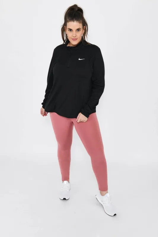 Curve Focus High Waisted Sports Leggings - Dusty Pink sold by LOVALL