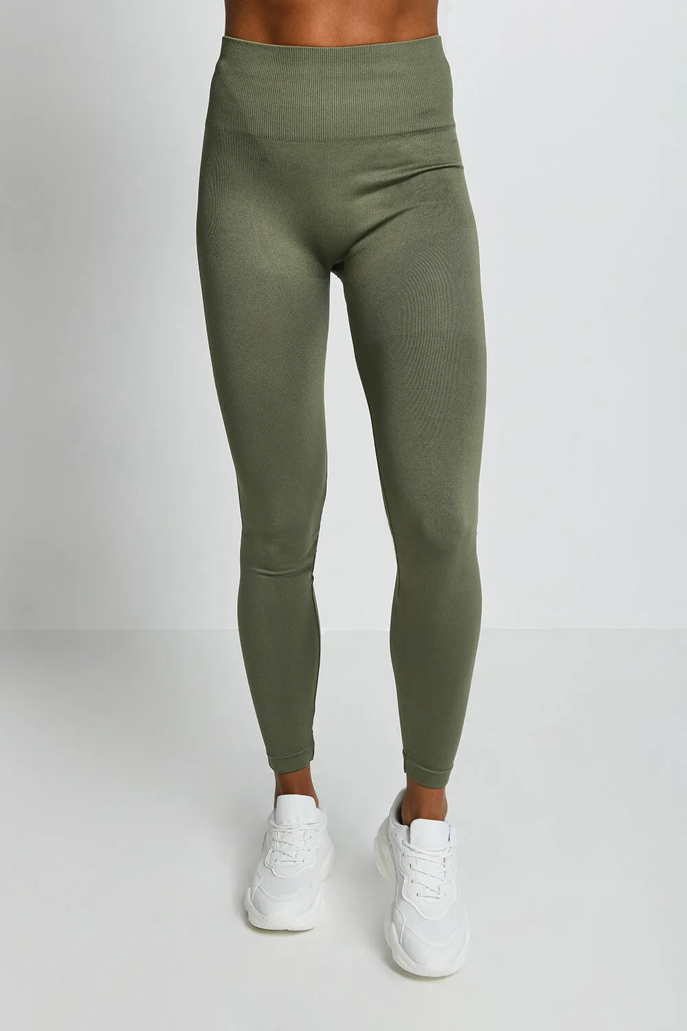 Ultimate High Waisted Seamless Leggings - Sage Green sold by LOVALL product image thumbnail 2