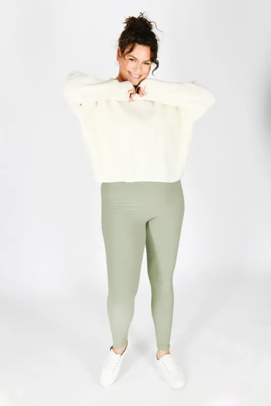 Curve Everyday Leggings - Sage Green sold by LOVALL