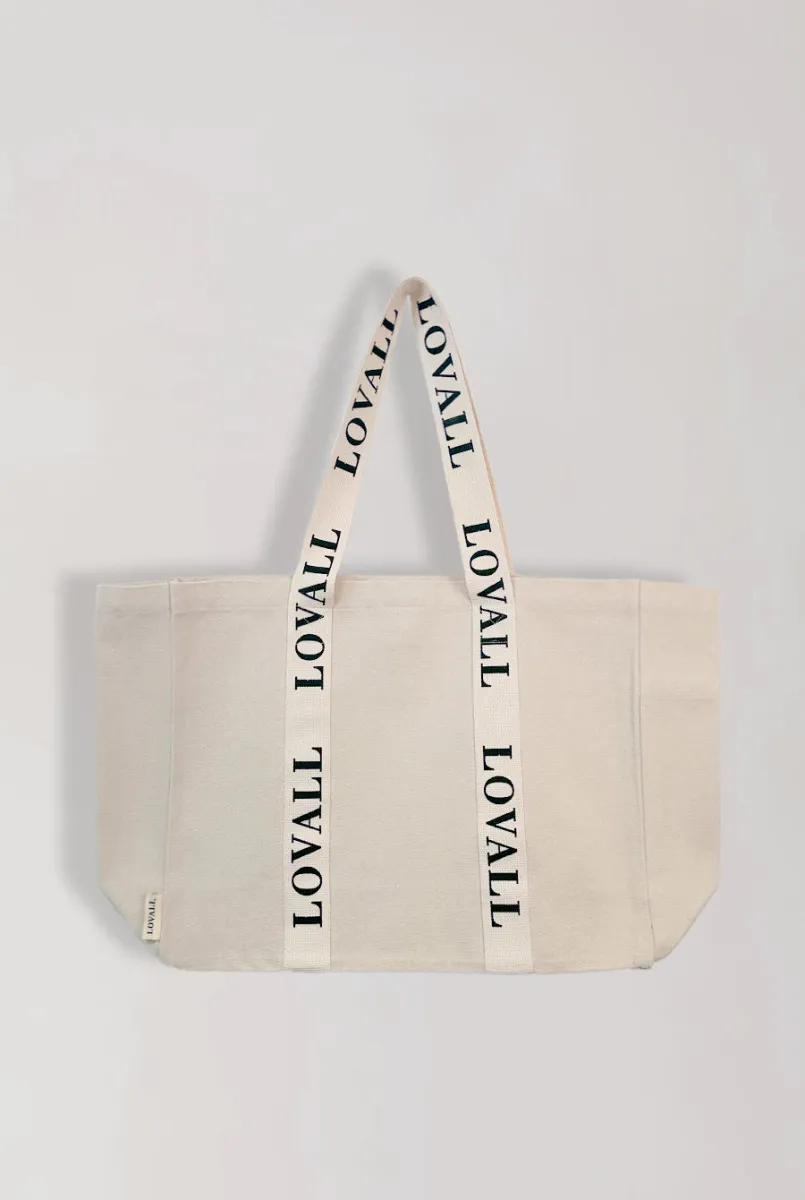 Lovall Recycled Tote Bag - Ecru/Beige sold by LOVALL