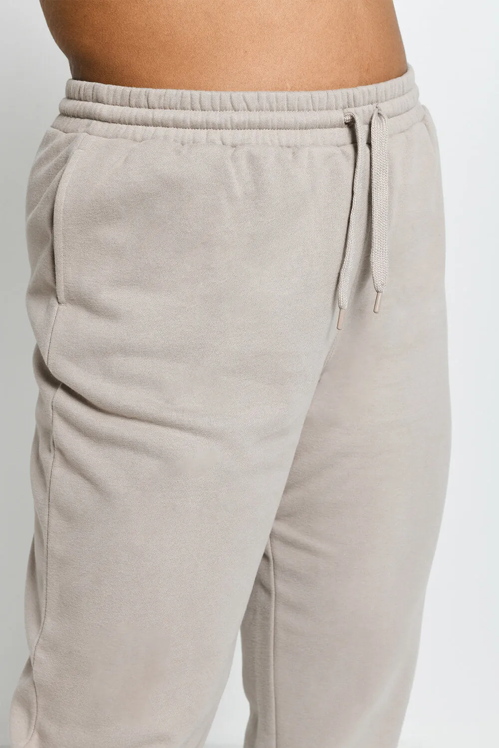 Curve Everyday Comfy Joggers - Oatmeal Beige sold by LOVALL product image thumbnail 2