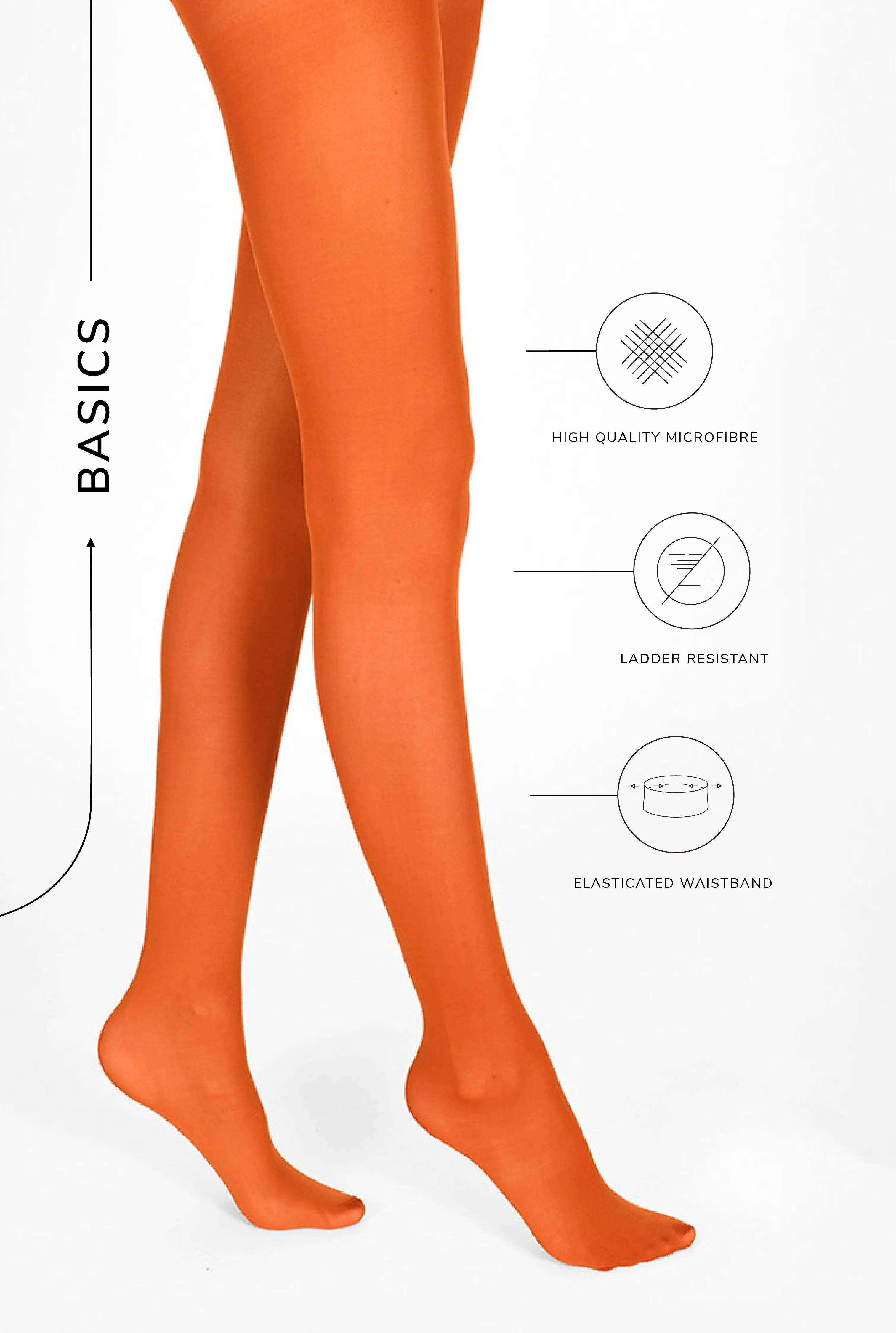 40 Denier Tights - Rustic Ginger sold by LOVALL product image thumbnail 3