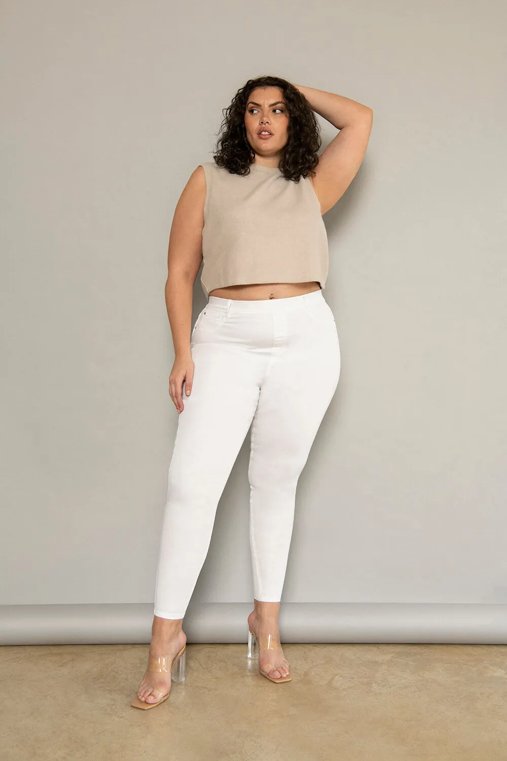 Curve Ultimate Jeggings - White sold by LOVALL product image thumbnail 2