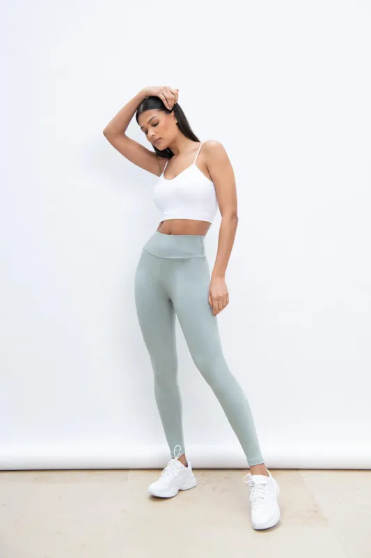 Everyday High Waisted Leggings - Sage Green sold by LOVALL