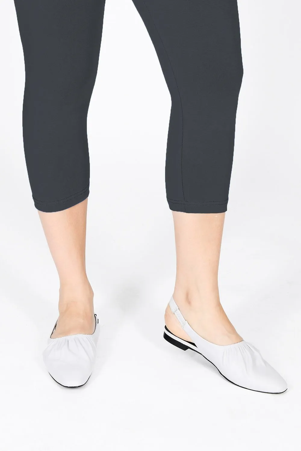 Curve Everyday Cropped Leggings - Odyssey Grey sold by LOVALL product image thumbnail 4
