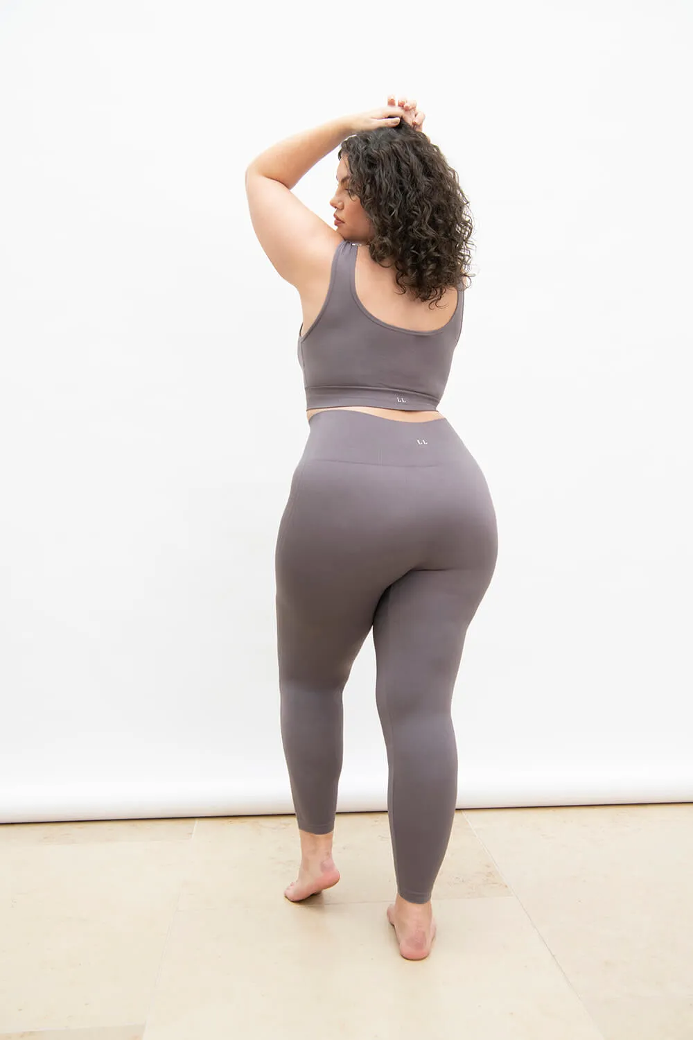 Curve Ultimate High Waisted Seamless Leggings - Deep Mauve sold by LOVALL product image thumbnail 3