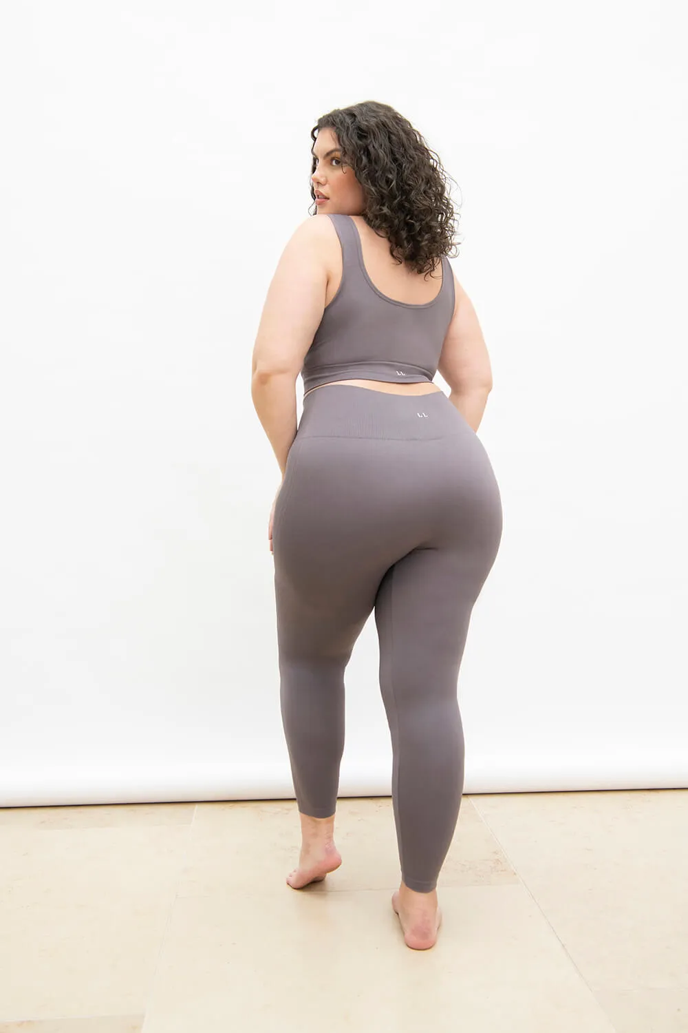 Curve Ultimate High Waisted Seamless Leggings - Deep Mauve sold by LOVALL product image thumbnail 5