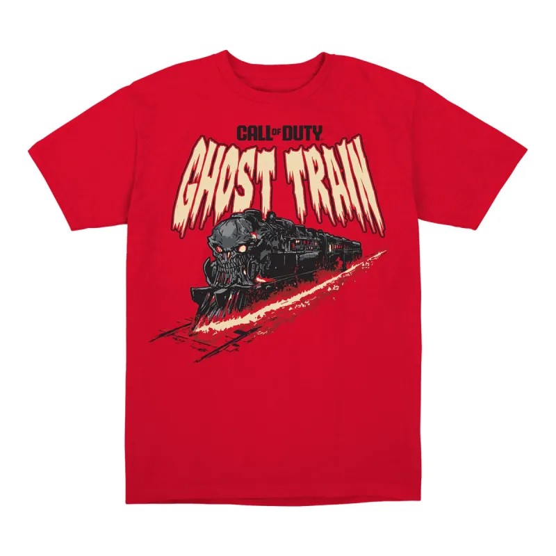 Call of Duty Ghost Train Red T-Shirt sold by Call of Duty