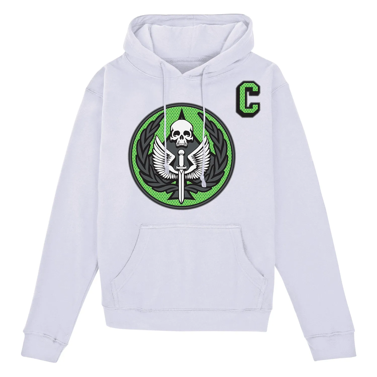 Call of Duty Hockey Task Force 141 White Hoodie sold by Call of Duty product image thumbnail 2