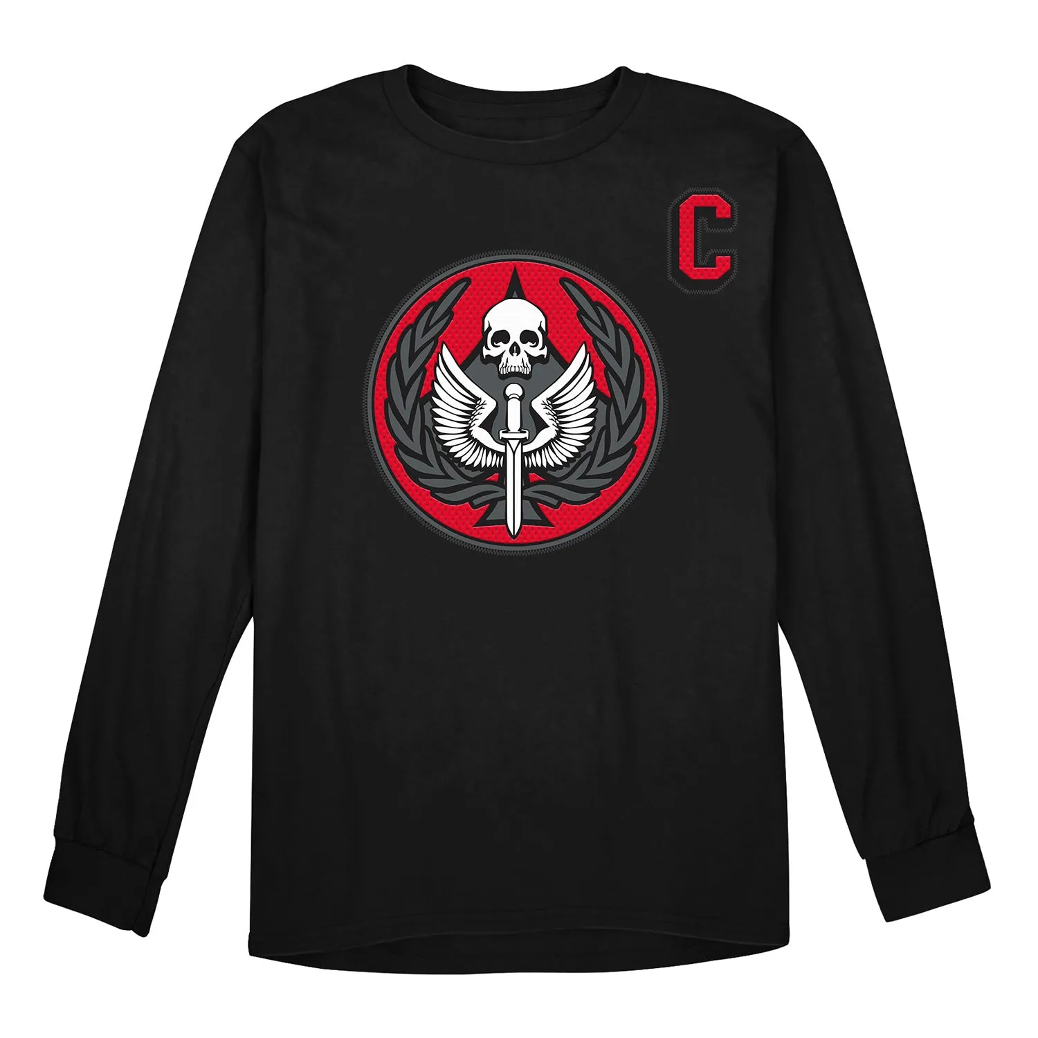 Call of Duty Hockey Task Force 141 Black Long Sleeve T-Shirt sold by Call of Duty product image thumbnail 2