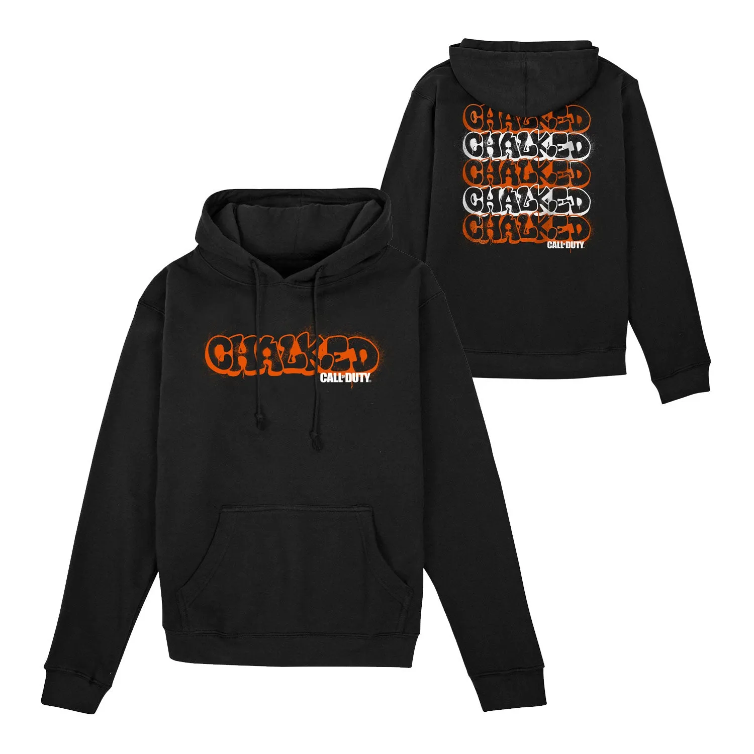 Call of Duty Chalked Black Hoodie sold by Call of Duty
