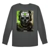 Call of Duty: Modern Warfare II Ghost Art Charcoal Long Sleeve T-Shirt sold by Call of Duty