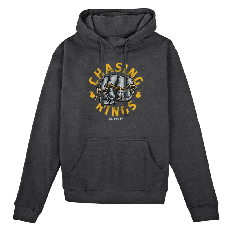 Call of Duty Chasing Rings Grey Heather Hoodie sold by Call of Duty