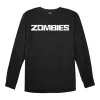 Call of Duty: Black Ops 6 Zombies White Logo Black Long Sleeve T-Shirt sold by Call of Duty