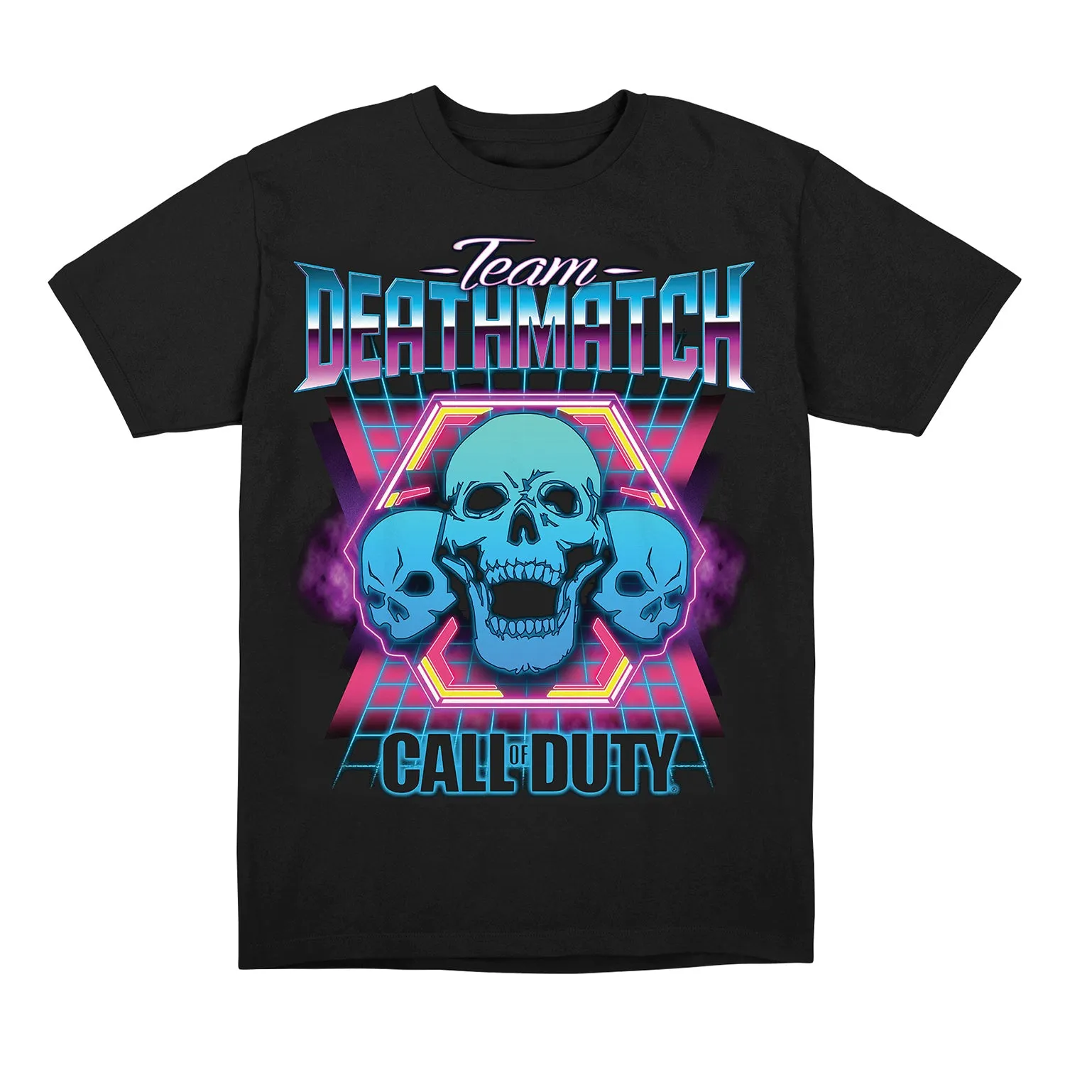 Call of Duty Team Deathmatch Arcade Black T-Shirt sold by Call of Duty