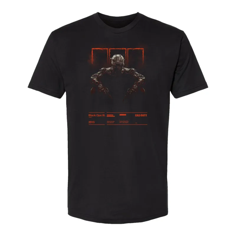 Call of Duty: Black Ops III (2015) Black T-Shirt sold by Call of Duty