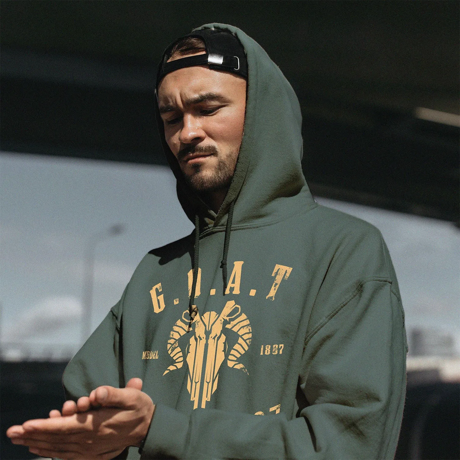 Call of Duty Akimbo 1887 Olive Hoodie sold by Call of Duty product image thumbnail 2