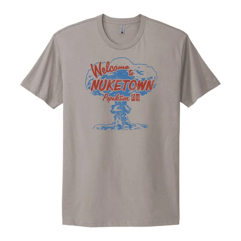 Call of Duty Nuketown Mushroom Cloud Grey T-Shirt sold by Call of Duty