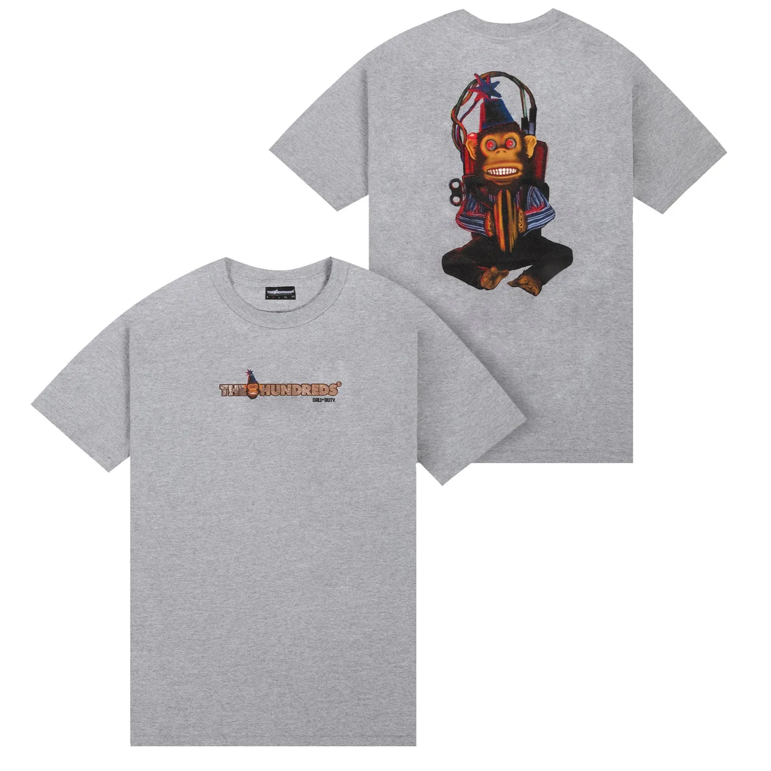 Call of Duty The Hundreds Monkey Bomb Heather Grey T-Shirt sold by Call of Duty