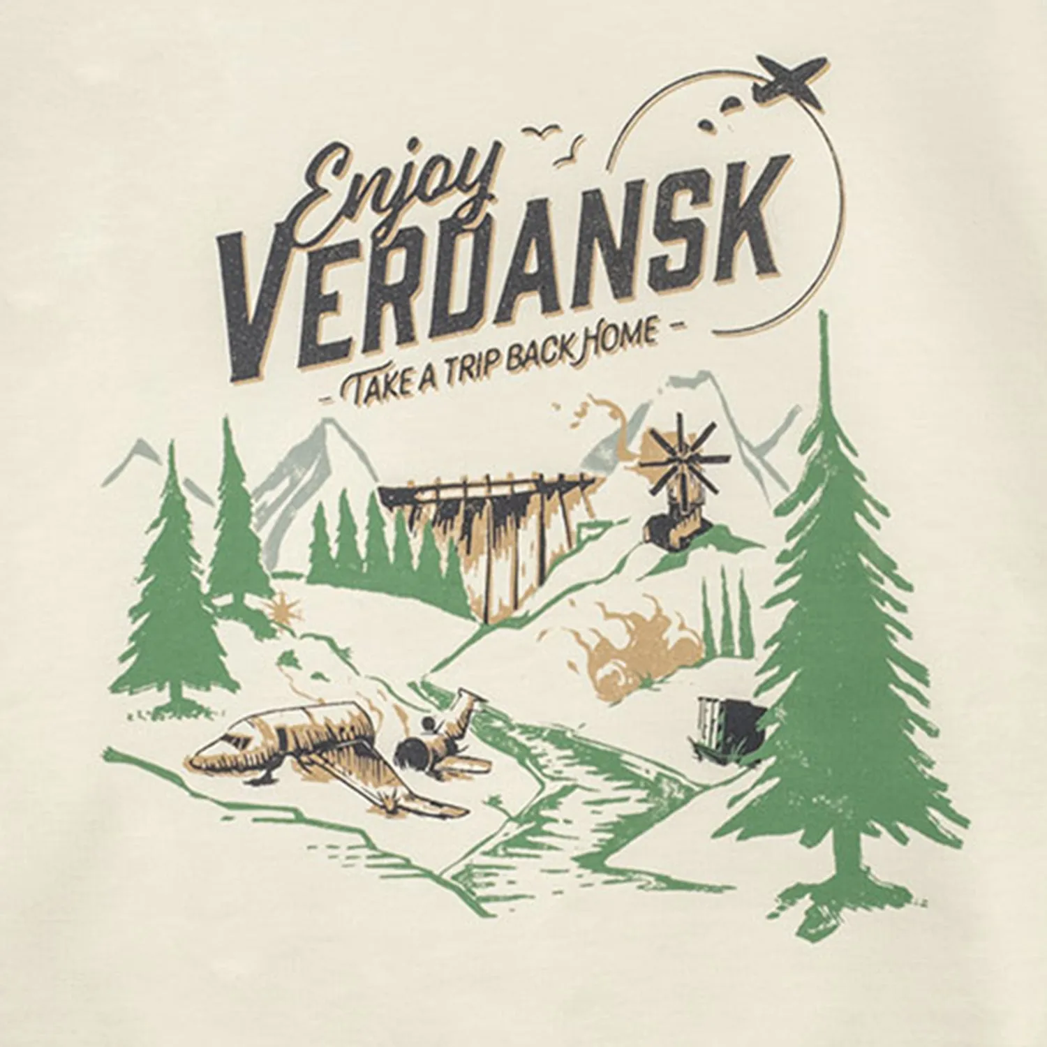 Call of Duty: Warzone Enjoy Verdansk Cream Sweatshirt sold by Call of Duty product image thumbnail 2