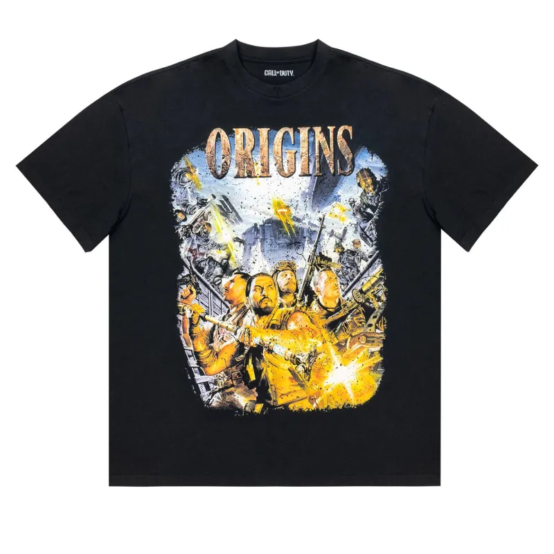 Call of Duty Zombies Origins Black T-Shirt sold by Call of Duty