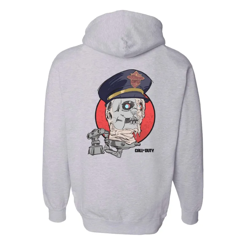 Call of Duty: Black Ops 7 Zombies T.E.D.D. Grey Pullover Hoodie sold by Call of Duty
