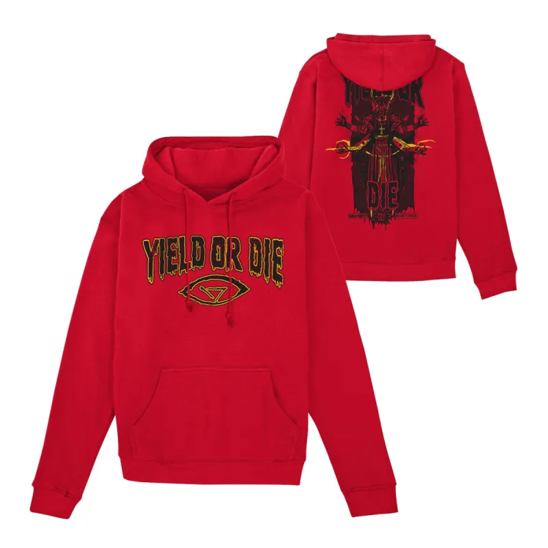Call of Duty Kortifex Yield or Die Red Hoodie sold by Call of Duty