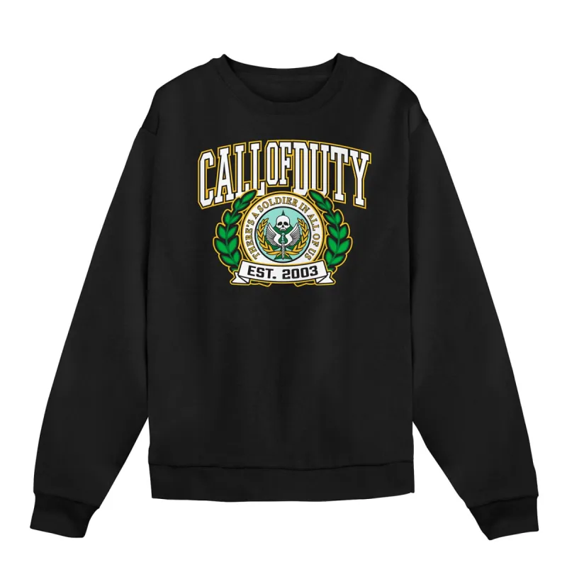 Call of Duty Alma Mater Black Sweatshirt sold by Call of Duty