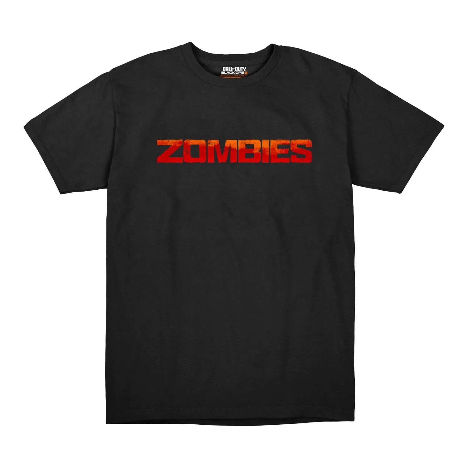 Call of Duty: Black Ops 6 Zombies Red Logo Black T-Shirt sold by Call of Duty