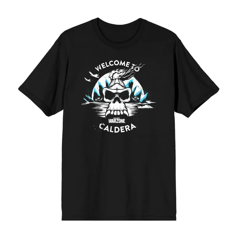 Call of Duty: Warzone Welcome to Caldera Black T-Shirt sold by Call of Duty