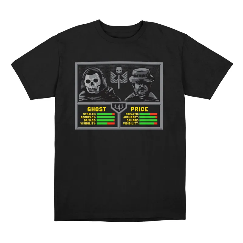 Call of Duty Task Force 141 Duos Black T-Shirt sold by Call of Duty