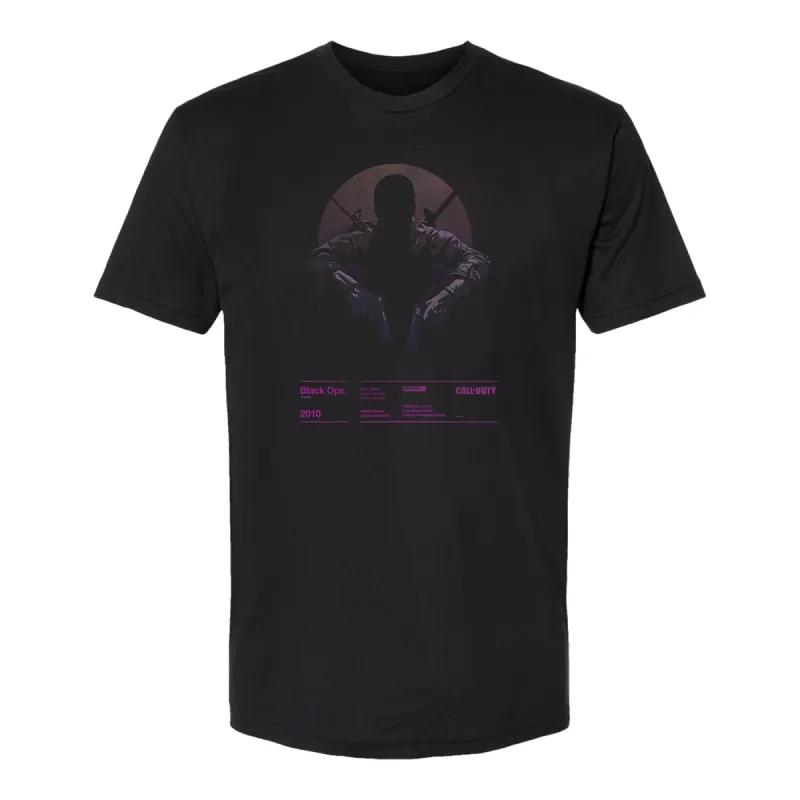 Call of Duty: Black Ops (2010) Black T-Shirt sold by Call of Duty