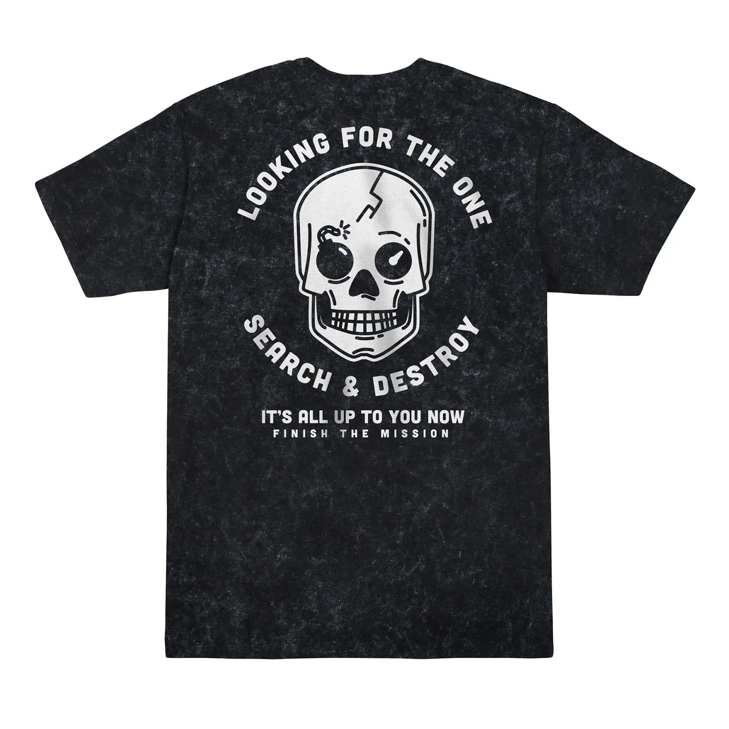 Call of Duty Search & Destroy Skull Logo Acid Black T-Shirt sold by Call of Duty product image thumbnail 3