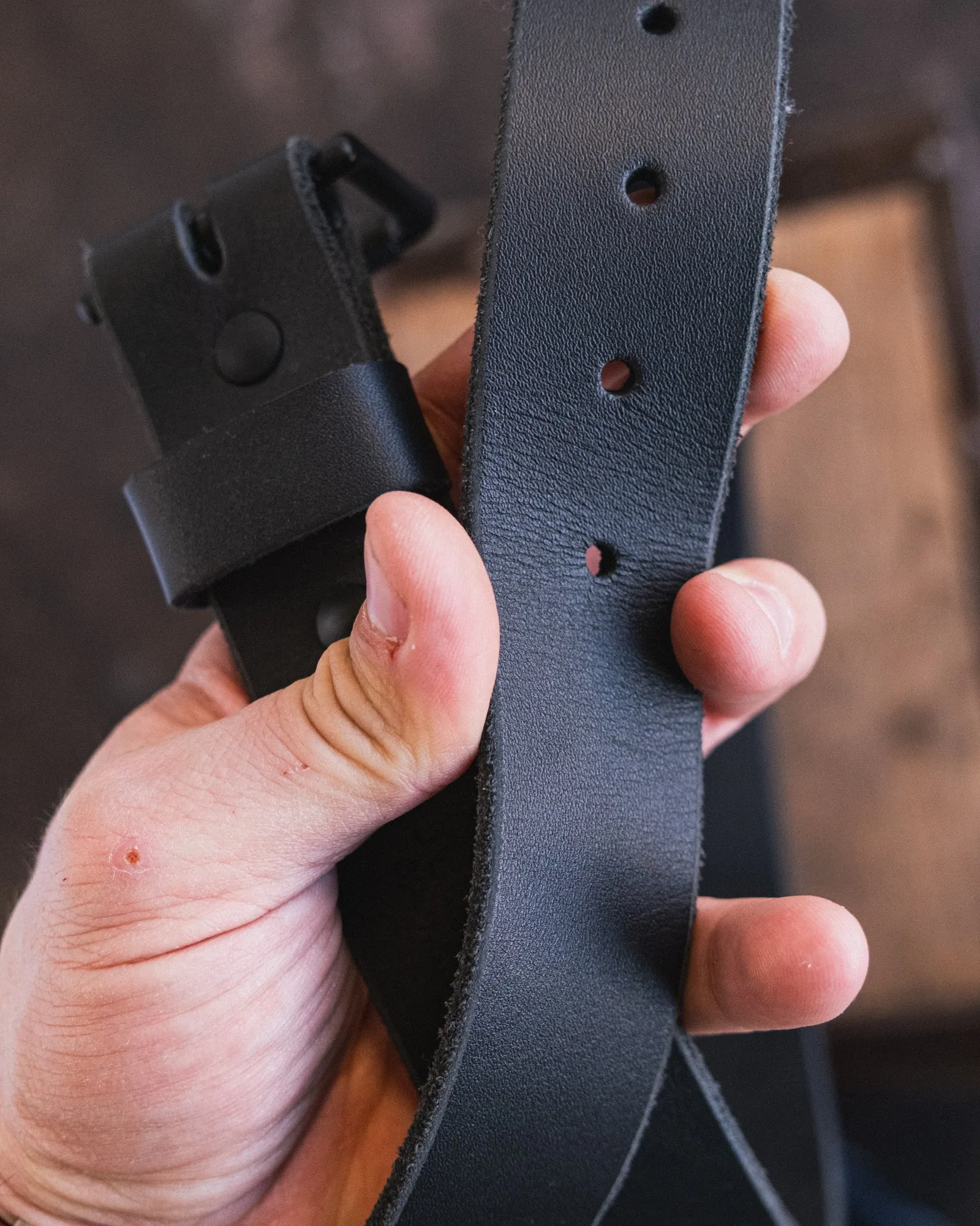 In Stock - Classic Work Belt / 1964 Blackout 1.5” / Waist Size 40 (Belt Size 44) sold by Nicks Boots product image thumbnail 2